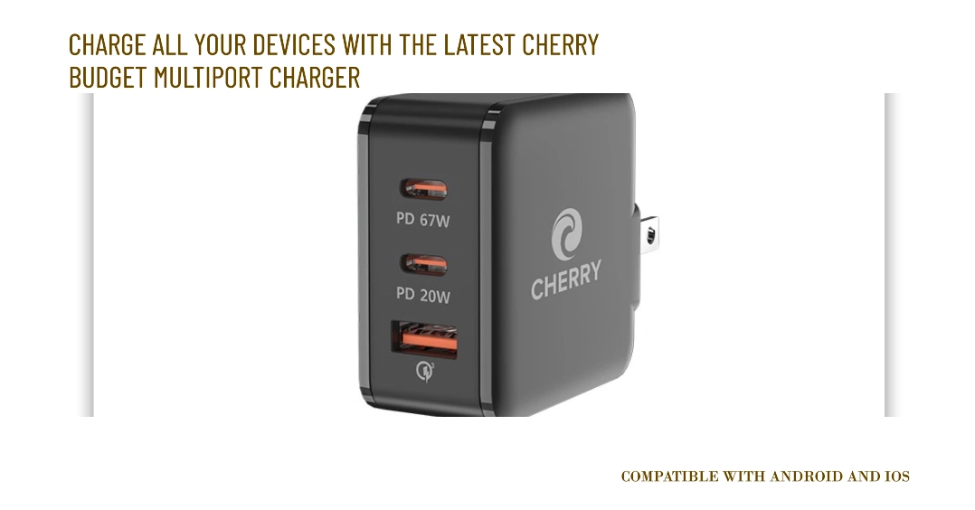 CHERRY Nitro GaN Pro: Budget Multiport Charger for Android & iOS