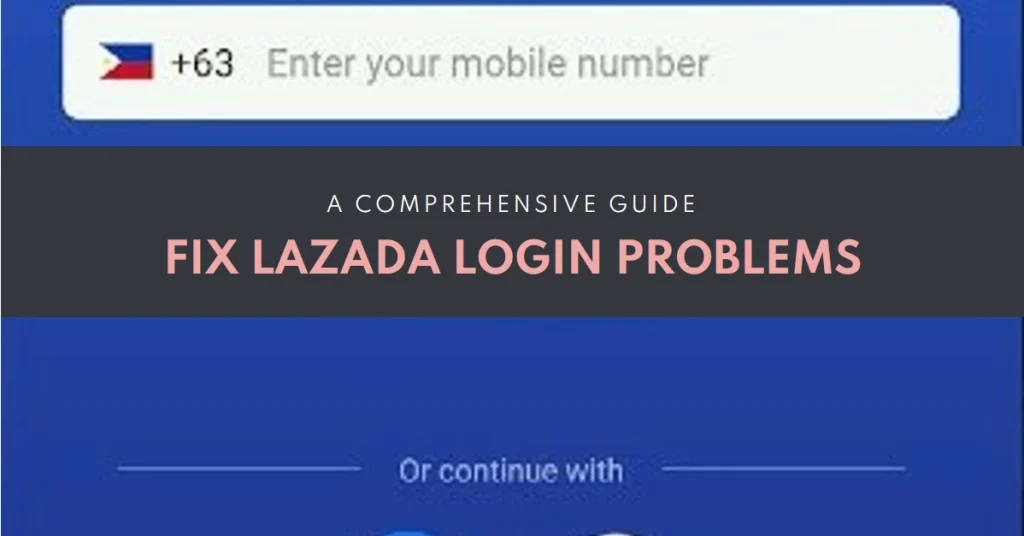 Network Error: A Comprehensive Guide to Fixing Lazada Login Problems