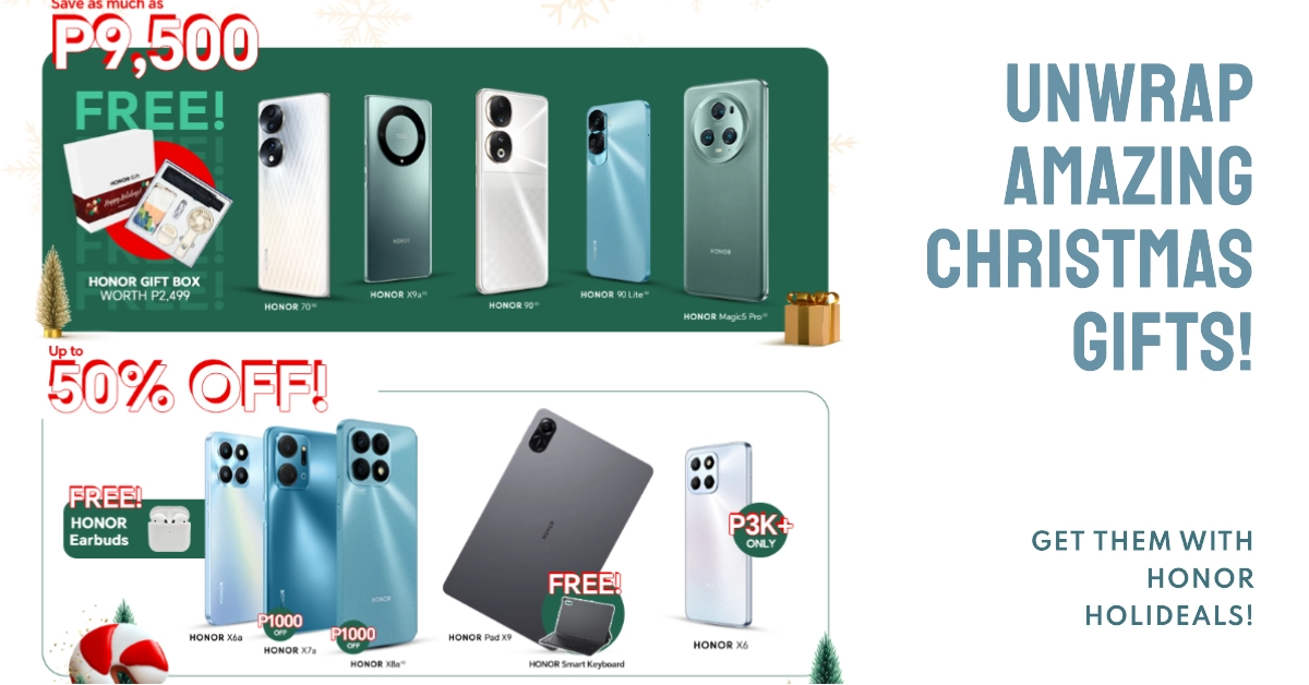 Unwrap Amazing Christmas Gifts with HONOR's Holideals!