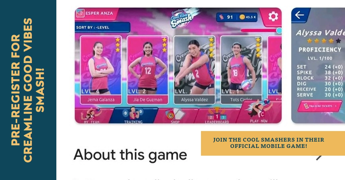Creamline Good Vibes Smash: Spike into Action with the Cool Smashers' Official Mobile Game! (Pre-register Now!)