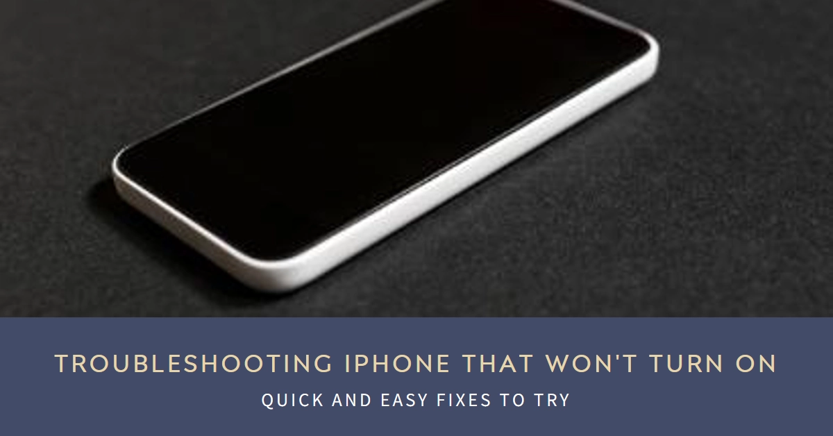 iPhone Not Turning On? Don't Panic, Here's What To Do!