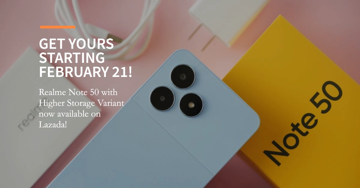Lazada to Offer Realme Note 50 with Higher Storage Variant from February 21. Here's How to Avail